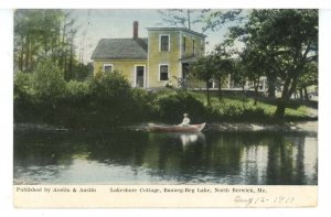 ME - North Berwick. Lakeshore Cottage, Bauneg-Beg Lake
