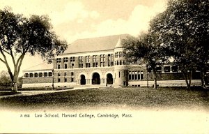 MA - Cambridge. Harvard College, Law School