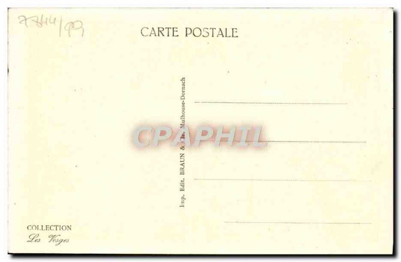 Old Postcard Val D & # 39Ajol Toil Morning Peasant Folklore