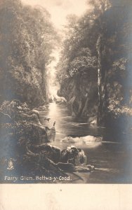 Vintage Postcard Fairy Glen Bettws-Y-Coed North Wales Real Photograph Raphael