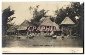 Postcard Old Pasig River Manila