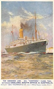 SS Euripides Aberdeen Line Ship Unused 