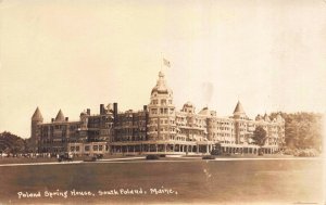 Real Photo Postcard Poland Spring House in South Poland, Maine~117909