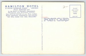 Chicago 8 Cigarette Ashtray Stands~Smoker's Paradise~Hamilton Hotel Lobby 1942 