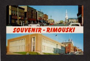 QC Souvenir Rimouski Rue St-Germain Rexall Drug Quebec Canada Carte Postale