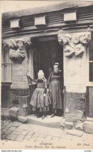 QUIMPER, Finistere, France, 1900-1910's; Vieille Maison , Rue du Gueodei