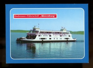 FE2870 -  German Ferry - Meersburg , built 1980 - postcard