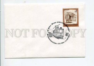 290856 AUSTRIA 1985 Old Cover w/ special cancellations Wien tram