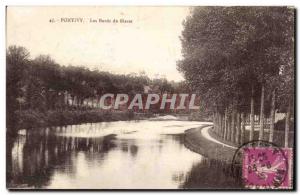 Pontivy Old Postcard edges Blavet