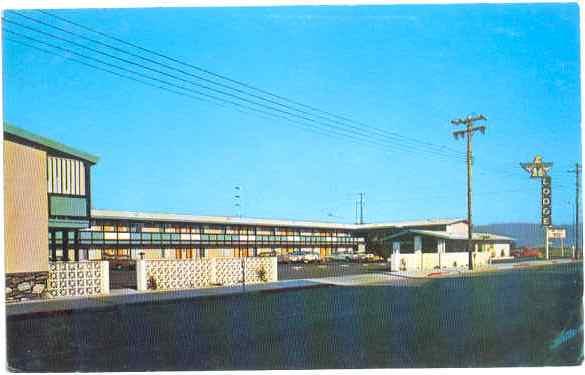 Thunderbird Lodge, Downtown Crescent City, California, CA, Chrome