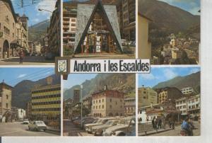 Postal 015773: Vistas varias de Andorra i les Escaldes