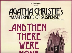 Agatha Christie And Then There Were None York Theatre Poster