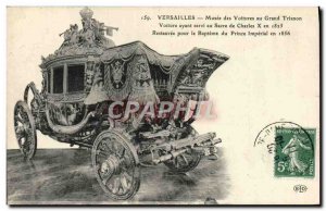 Old Postcard Versailles Musee Des Cars In Car Grand Trianon Having Served At ...