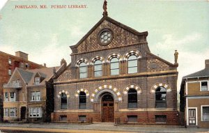 Public Library Portland ME USA Postcard