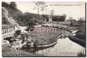 Postcard Old Rennes The new Garden Tabor