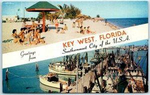 M-4228 Greetings from Key West Florida Southernmost City of the USA