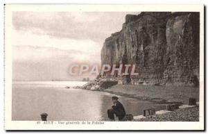 Old Postcard Ault Vue Generale de la Falaise