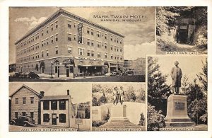 Mark Twain Hotel Hannibal, Missouri USA 1972 