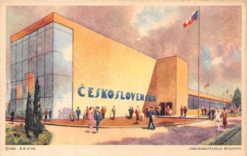 3695  Czechoslovakian Building, Official Post Card of A Century of Progress