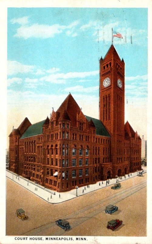 Minnesota Minneapolis Court House 1925 Curteich