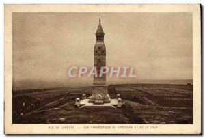 Old Postcard N D De Loreto Panoramic Du Cimetiere And The Tower