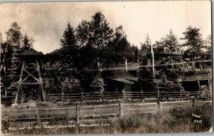RPPC Mission of the Transfiguration, Evergreen CO c1939 Vintage Postcard S32