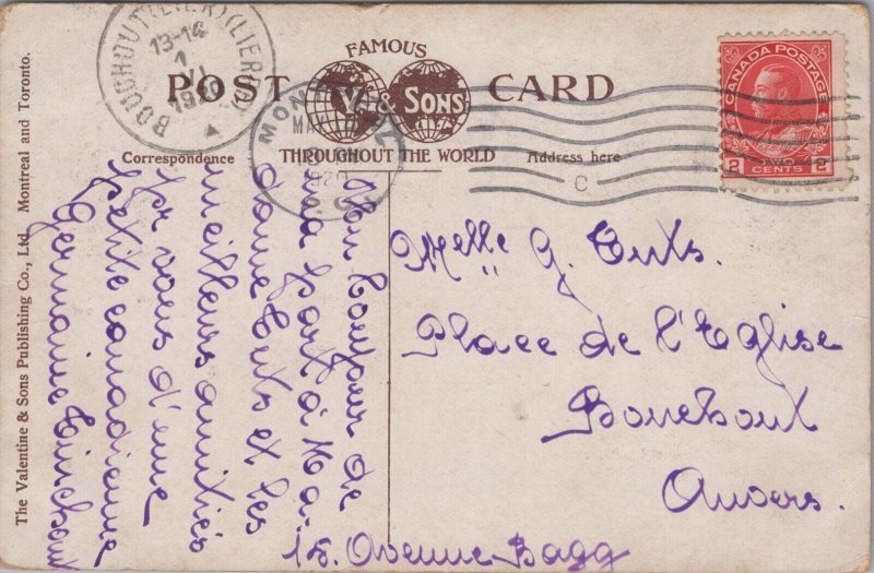 Canada St James Methodist Church Montreal Vintage Postcard 03.62