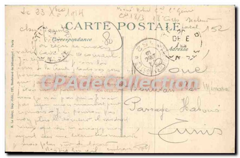 Postcard Old Albert (Somme) The Ruins