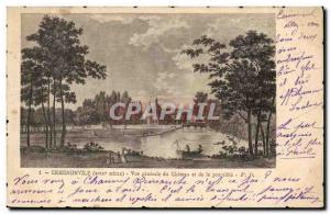 Ermenonville - XVII century - Vue Generale du Chateau and Property - Old Post...