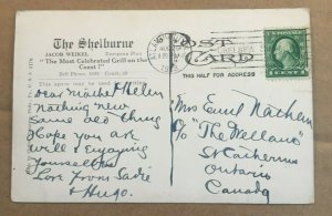.01 PC - 1913 USED - THE SHELBURNE, ATLANTIC CITY, N.J