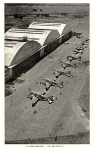 Sacramento Air Depot Hangars and Repair Docks Airport Postcard