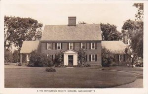 Massachusetts Concord The Antiquarian Society Real Photo RPPC