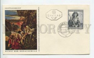 448116 AUSTRIA 1965 year FDC painting saint florian