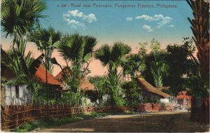 PC PHILIPPINES, ROAD NEAR POZORUBIO, Vintage Postcard (b42895)