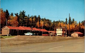 The Narrows Ltd Gift Shop, Sioux Narrows Ontario Vintage Postcard Q65