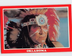 Postcard American Indian Oklahoma USA