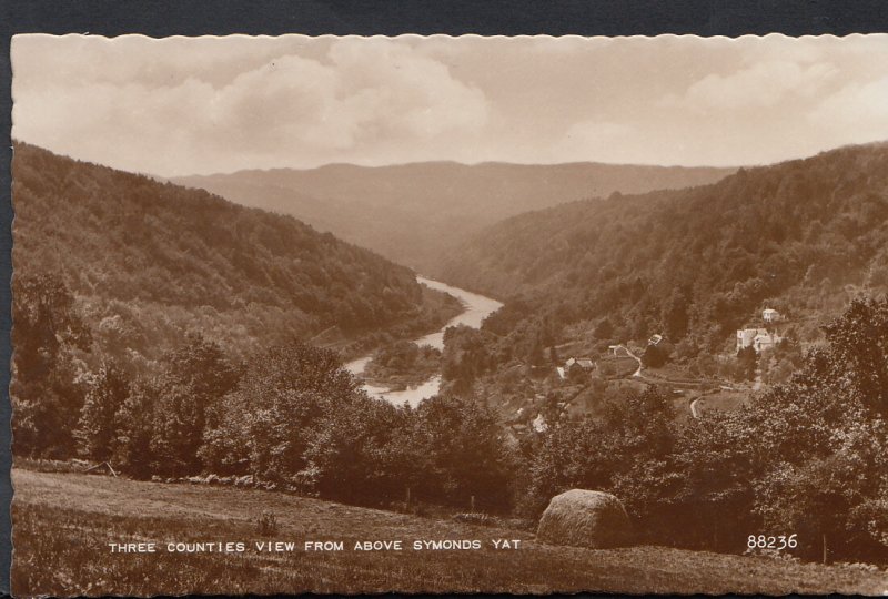 Herefordshire Postcard - Three Counties View From Above Symonds Yat  RS3568