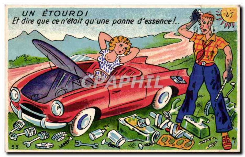 Humor - Illustration - pinup - pinup - automotive - mecanic - automotive - Ol...