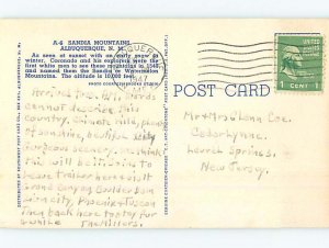 Linen PANORAMIC VIEW Albuquerque New Mexico NM AD6541