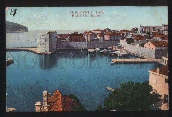 102233 SERBIA Dubrovnik Ragusa Hafen Vintage PC