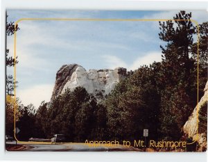Postcard Mt. Rushmore of the Black Hills of South Dakota