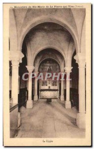 Old Postcard Monastery of St. Mary of Peter Vire The Crypt