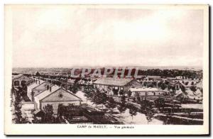 Old Postcard Militaria Camp of Mailly General view