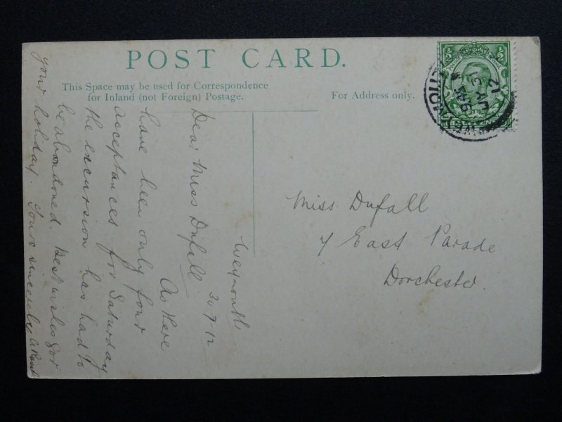 Dorset Weymouth PUPIL TEACHER CENTRE / SCHOOL 3 Image Multiview c1912 Postcard