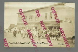 Federal Dam MINNESOTA RPPC c1910 GENERAL STORE Chippewa Ojibway INDIANS Ojibwa