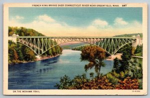 Massachusetts Ma Postcard - French Bridge Bridge - Greenfield