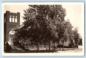 McDonald Kansas KS Postcard RPPC Photo Church Scene 1942 Posted Vintage