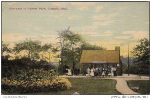 Michigan Detroit Entrance To Palmer Park