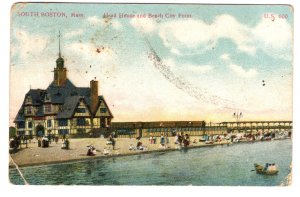 Head House, Beach City Point, Boston, Massachusetts, Used Flag Cancel