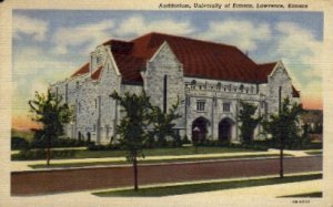 Auditorium, University of Kansas - Lawrence